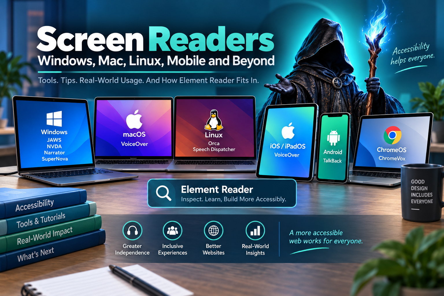Screen Readers for Windows, Mac, Linux, Mobile and Beyond